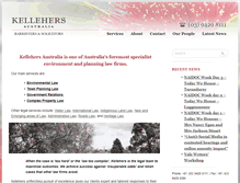 Tablet Screenshot of kellehers.com.au